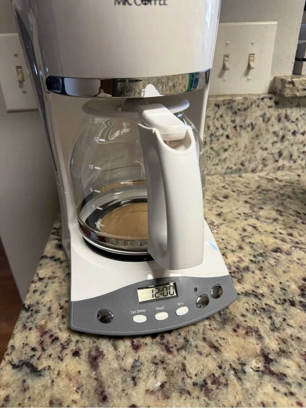 Mr. Coffee 12-Cup Programmable Coffee Maker in White